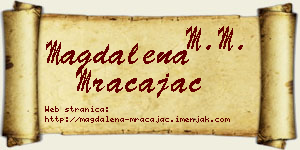 Magdalena Mračajac vizit kartica